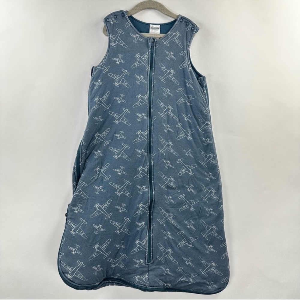 Gunapod SleepSack 18 - 24  Large Blue Airplane Sleep Blanket Sack Safety LG Baby